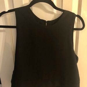 Open Back Button Crop